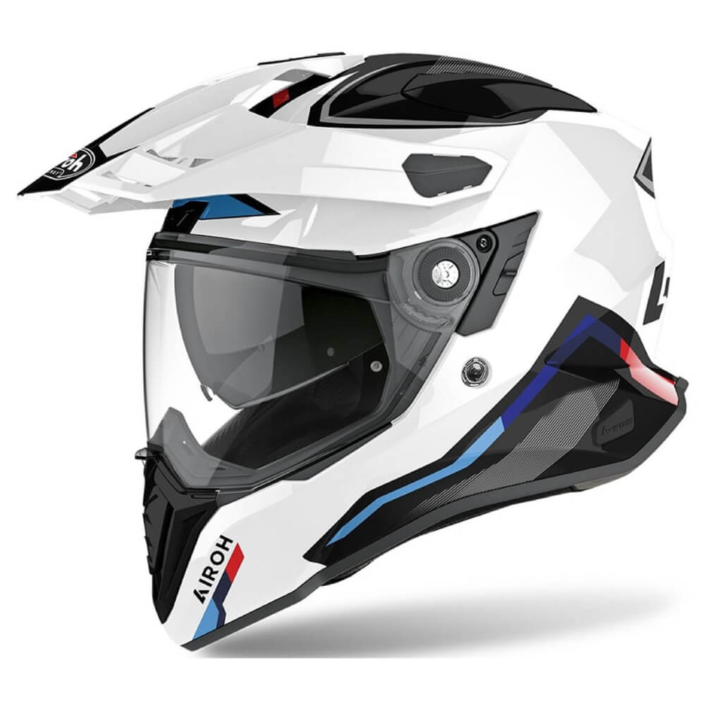 Airoh Commander Factor Adventure Helmet Gloss White