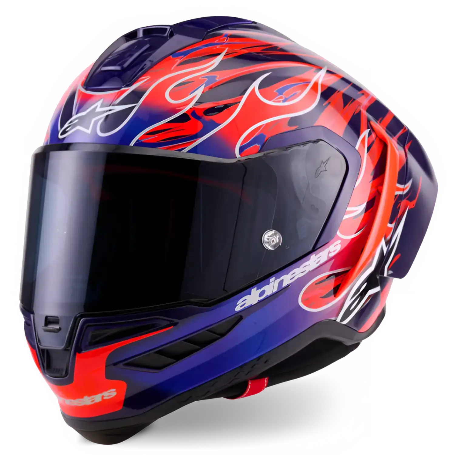 Alpinestars Supertech R10 Flyte Helmet Purple / Red / Glossy | Laguna ...