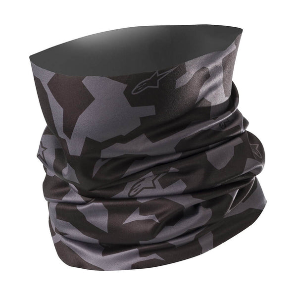 Alpinestars Blurred Neck Tube - Tour De Cou Homme Noir Anthracite, Confort Et Protection