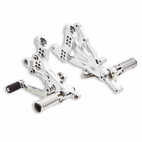 Ducati Corse Adjustable Aluminium Rider Footpegs 96280481B | Laguna Direct
