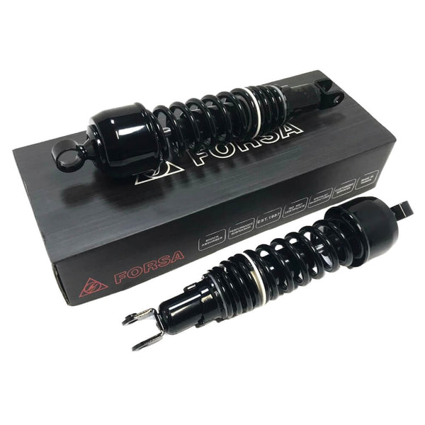 Forsa Twin Shock Type 3 Black / Black 335mm - Dual Spring | Laguna Direct