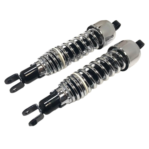 Forsa Twin Shock Type 3 Black / Chrome 335mm - Dual Spring | Laguna Direct