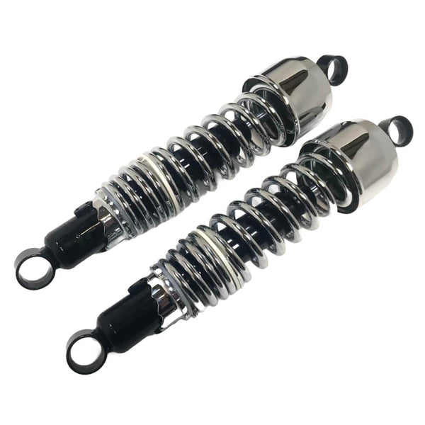 Forsa Twin Shock Type 7 Black / Chrome 325mm - Dual Spring | Laguna Direct