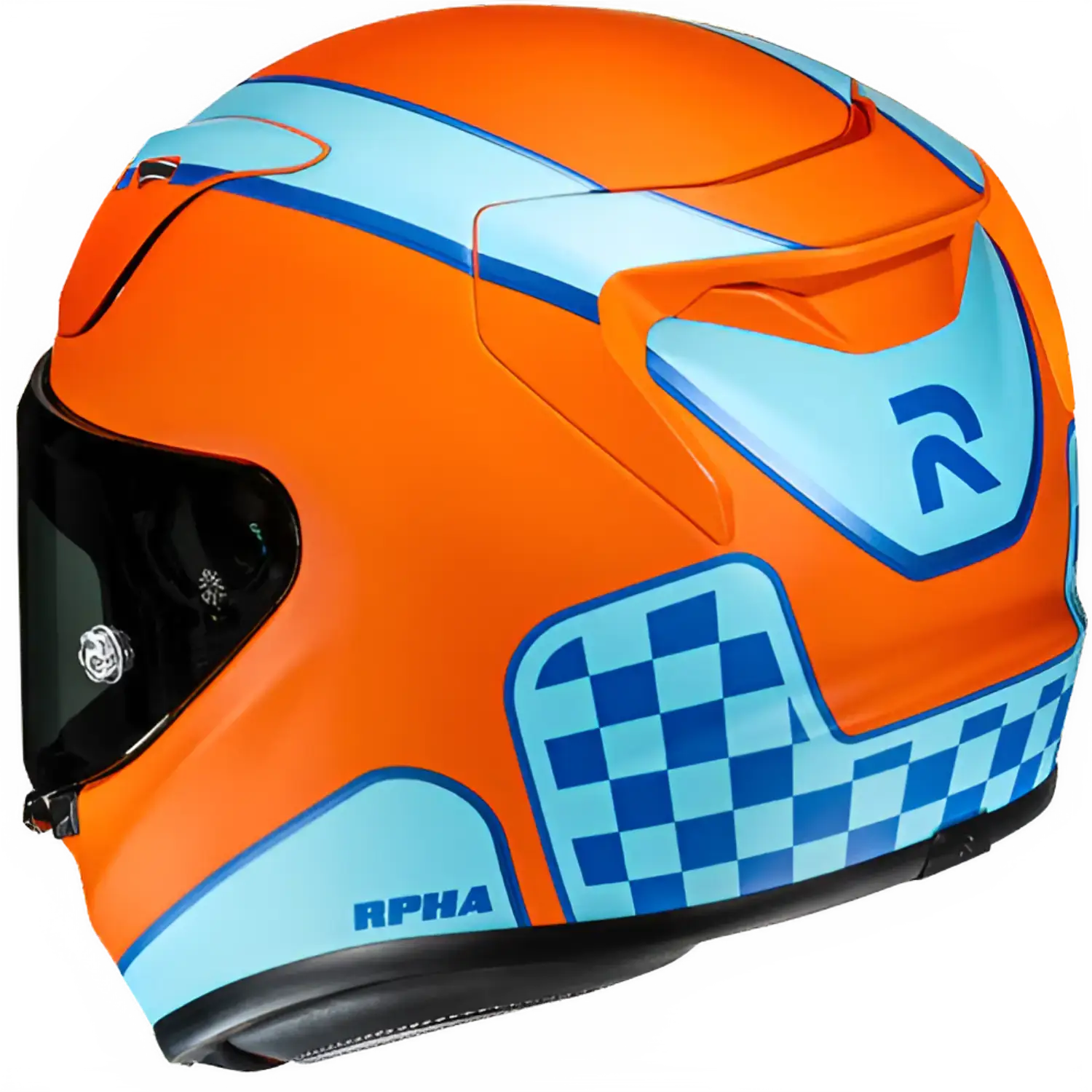 HJC RPHA 12 Respon MC27SF Blue/Orange Motorcycle Helmet | Laguna Direct