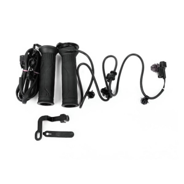 LA Choppers Black Grips Universal 7/8" Motorcycle Drag Bar Handlebar For Harley Honda Bobber Cafe Racer Bobber Motorcycles - Foto 8