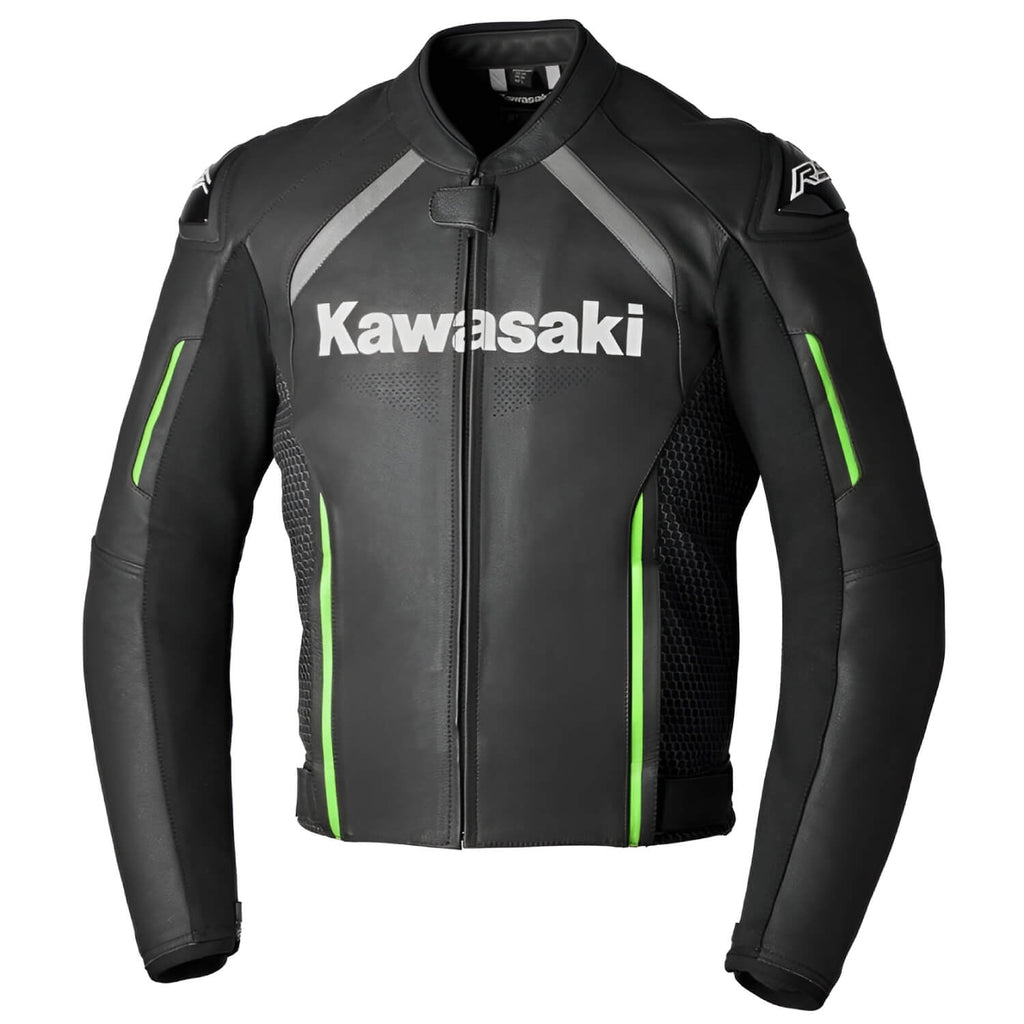 Kawasaki Rimini II Leather Motorcycle Jacket | Laguna Direct
