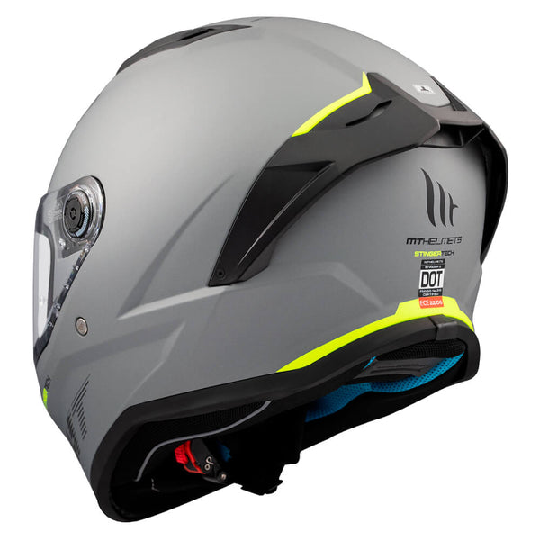 MT Stinger 2 Helmet Solid A2 Titanium Matt Grey | Laguna Direct