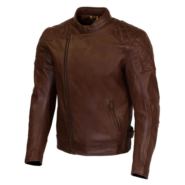 Merlin Chester Leather Jacket Brown | Laguna Direct