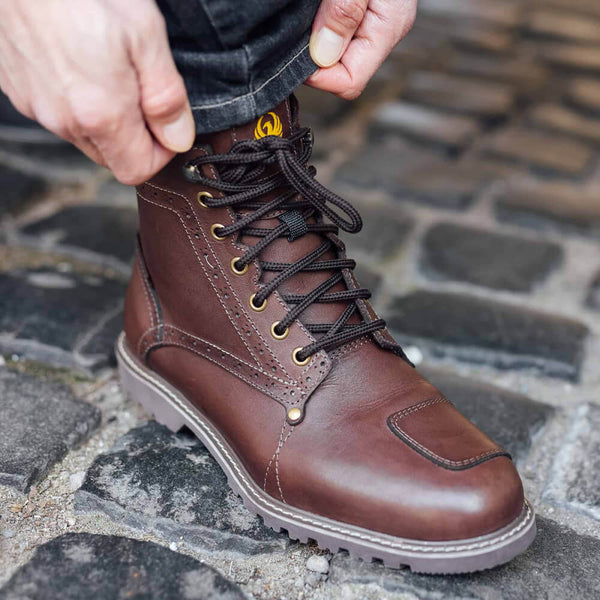 Merlin Derby Brogue D3O Waterproof Boots Brown | Laguna Direct