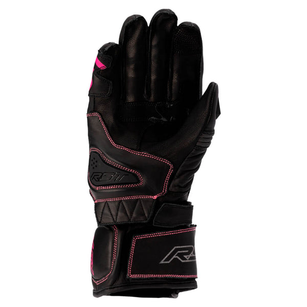 Pink Rst Gear RST S1 CE Ladies Gloves Black / Neon Pink | Laguna Direct
