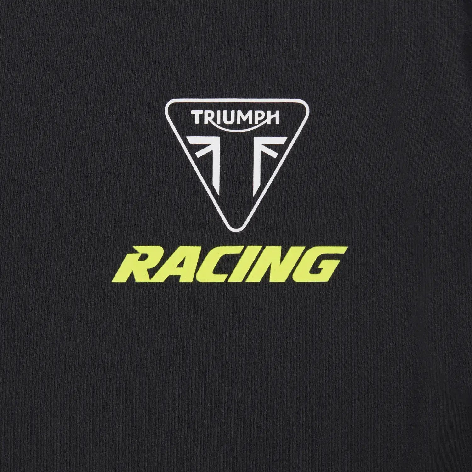 Triumph Racing Small Logo Tee Black Fluro | Laguna Direct