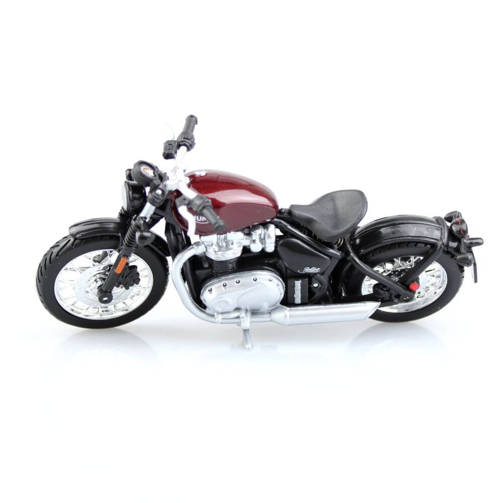 B Burago Miniature Moto 1/18° Triumph Bonneville Bobber