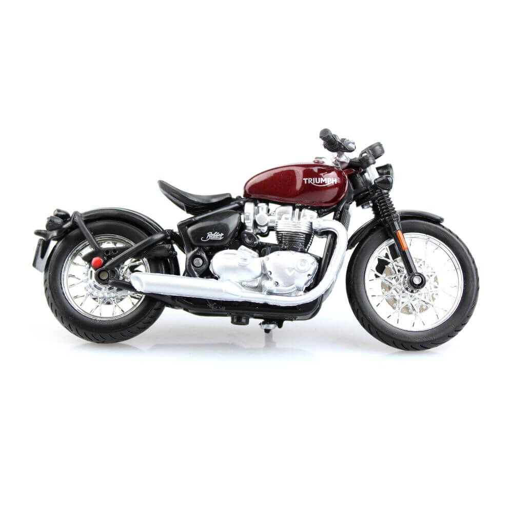 WELLY 1:12 Triumph Bonneville Bobber alliage course moto modèle moulé sous pression en métal rue moto modèle Simulation enfant jouet cadeau WELLY 1:12 Triumph Bonneville Bobber alliage course moto modèle moulé sous pression en métal rue moto modèle Simulation enfant jouet cadeau