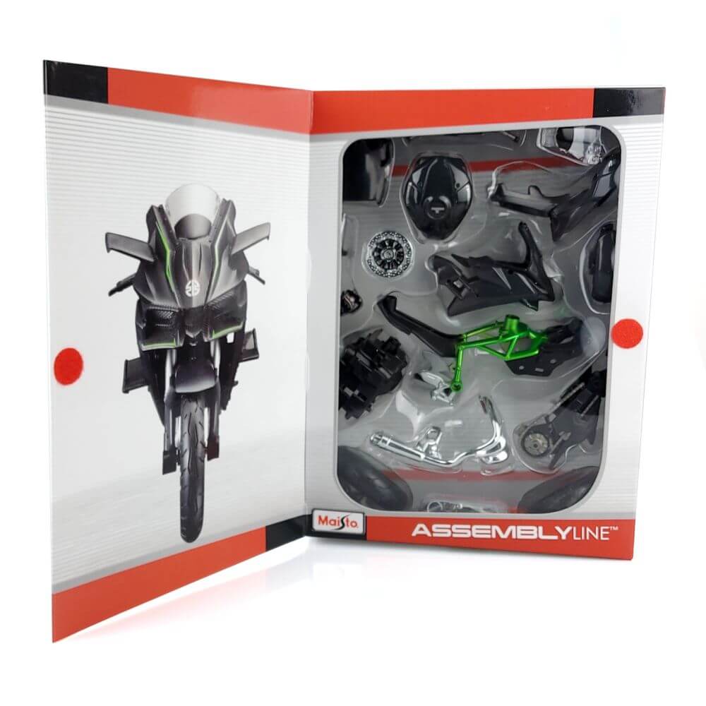 CCA 1:12 Kawasaki Ninja H2R alliage Motocross sous licence moto modèle jouet voiture Collection cadeau statique moulé sous pression Production CCA 1:12 Kawasaki Ninja H2R alliage Motocross sous licence moto modèle jouet voiture Collection cadeau statique moulé sous pression Production
