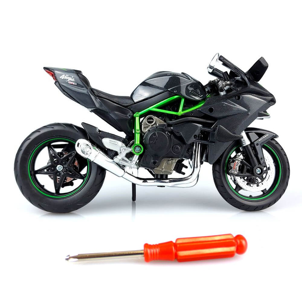 MSZ 1:18 Kawasaki Ninja H2R Suzuki YAMAHA modèle de moto de voiture moulée sous pression en alliage, cadeau de jouet, modèle de moto statique moulé sous pression 26 MSZ 1:18 Kawasaki Ninja H2R Suzuki YAMAHA modèle de moto de voiture moulée sous pression en alliage, cadeau de jouet, modèle de moto statique moulé sous pression 26