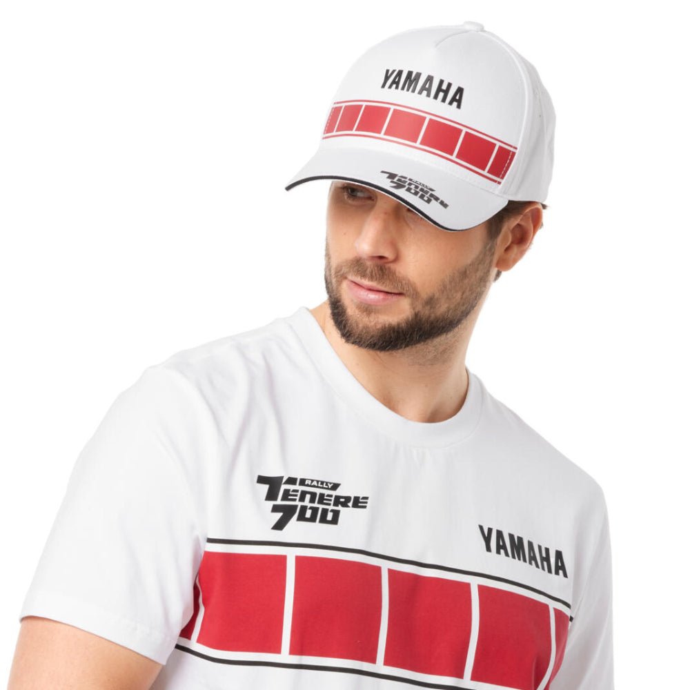 Yamaha Racing REVS Cap grijs zwart voor volwassenen, wit, Eén maat Yamaha Racing REVS Cap grijs zwart voor volwassenen, wit, Eén maat