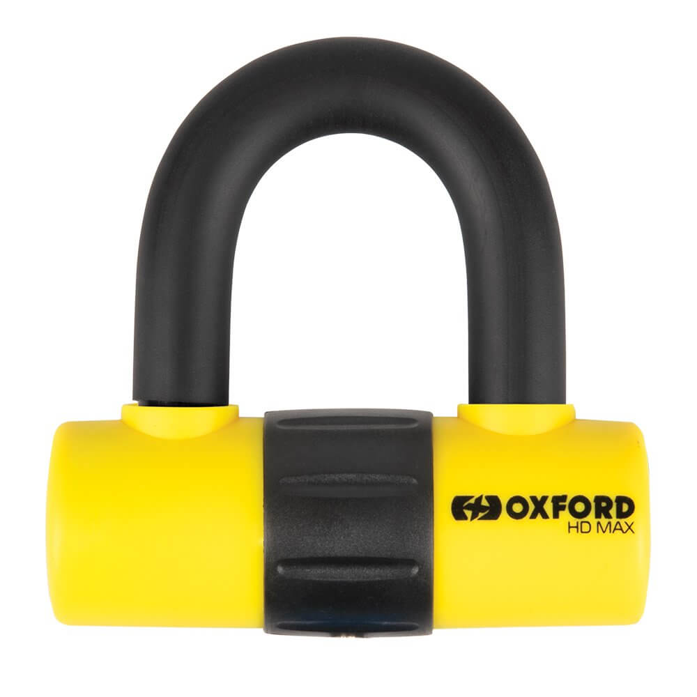 Oxford Quartz XA6 Alarm Disc Lock Yellow/Black - Motorcycle